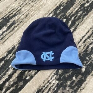 Vintage 90's Nike North Carolina Tar Heels UNC Ski Beanie Fleece Hat‎